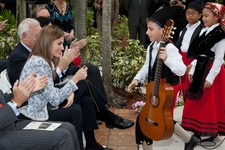 Greeting Queen Letizia of Spain